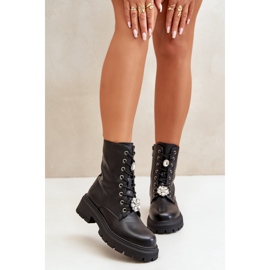 Step in style Modèle Workers Kristines LQ-122 Noir - Entrez dans le style 1