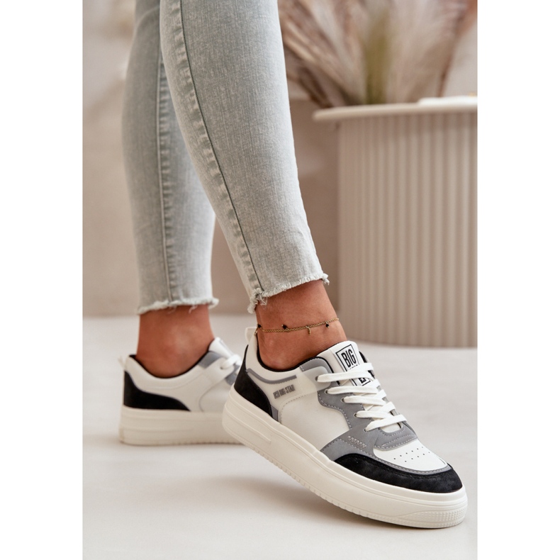 Step in style Chaussures de Sport Modèle Big Star OO274028 Blanc/Gris - Entrez dans le style 1