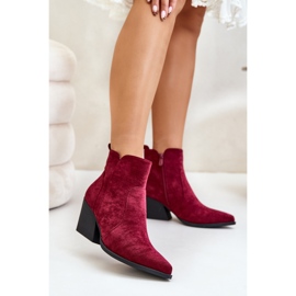 Step in style Bottes Modèle Virtris RQ491 Bordo - Entrez avec style rouge 1