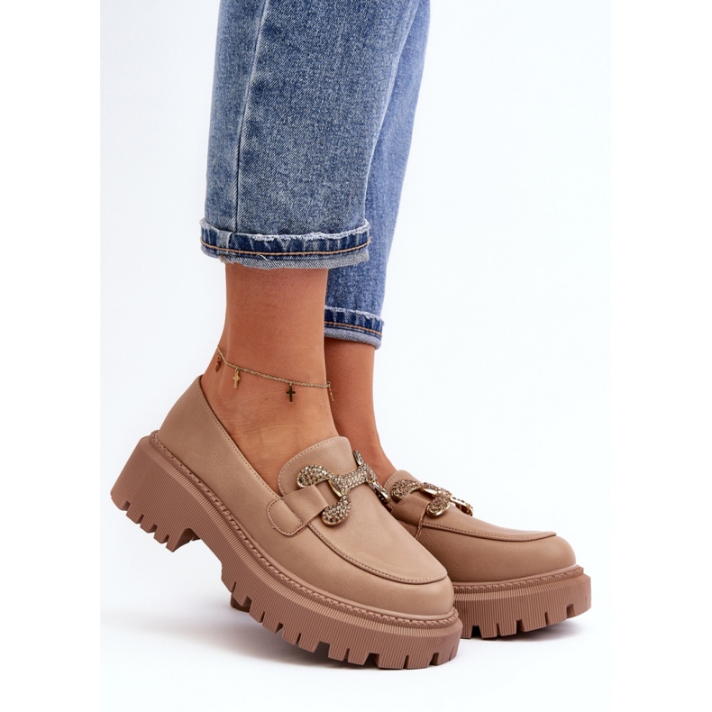 Step in style Mocassins Modèle Gargi H8-309 Beige Foncé - Entrez avec style 1