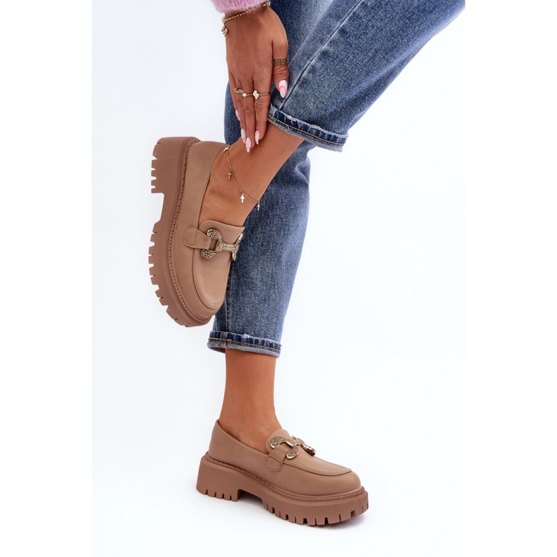 Step in style Mocassins Modèle Gargi H8-309 Beige Foncé - Entrez avec style 2