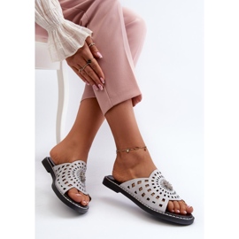 Step in style Sandale Tongs Modèle Ebirena RMR2266-4 Argent - Entrez avec style gris 2