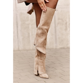 Step in style Modèle Kaithena CLS-365 Bottines beiges - Entrez avec style 3