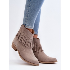 Step in style Bottes Modèle Zazoo 3430 Cappuccino - Entrez avec style beige 1