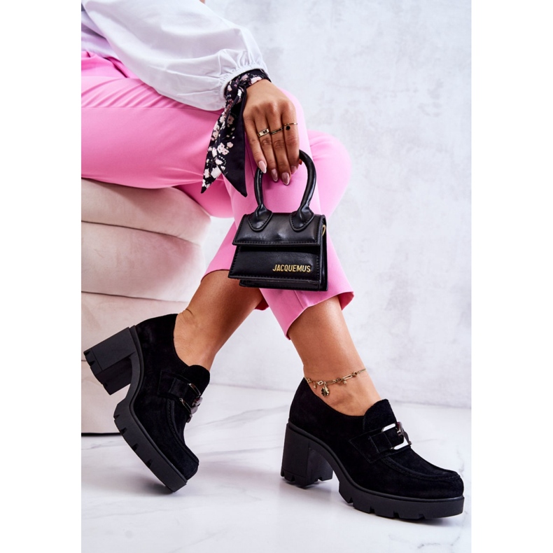 Step in style Chaussures Modèle Harmell 20097 Noir Daim - Entrez avec style le noir 2