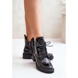 Step in style Bottes Modèle Vinceza 58136 Vernis Noir - Entrez avec style le noir 2