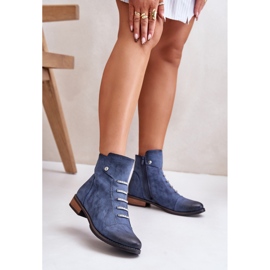 Step in style Bottes Modèle Labise ASA62-16 Bleu - Entrez avec style 1