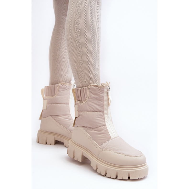 Step in style Bottes de neige Modèle Hixe 34635 Beige Clair - Entrez avec style 1