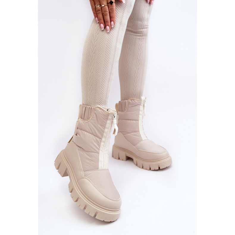 Step in style Bottes de neige Modèle Hixe 34635 Beige Clair - Entrez avec style 2