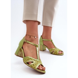 Step in style Sandales Modèle Maciejka 06551-09 Lime - Entrez avec style vert 2
