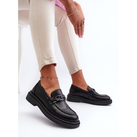 Step in style Mocassins Modèle Keelana 24PB18-6885 Cuir Noir - Entrez avec style le noir 1
