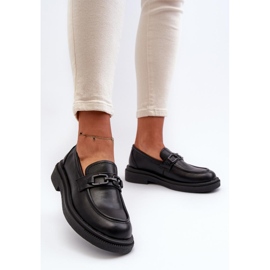 Step in style Mocassins Modèle Keelana 24PB18-6885 Cuir Noir - Entrez avec style le noir 2