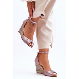 Step in style Sandales Modèle Laura Messi 2603/783 Argent - Entrez avec style gris 1