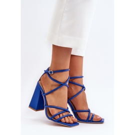 Step in style Sandales Modèle Josette FY2125-3 Bleu - Entrez avec style 1