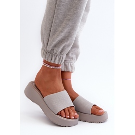 Step in style Sandale Tongs Modèle Vimarils 695-01 Gris - Entrez avec style 1