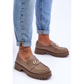 Step in style Chaussures Modèle Rosefalls 20153 Cuir Beige Foncé - Entrez avec style 1