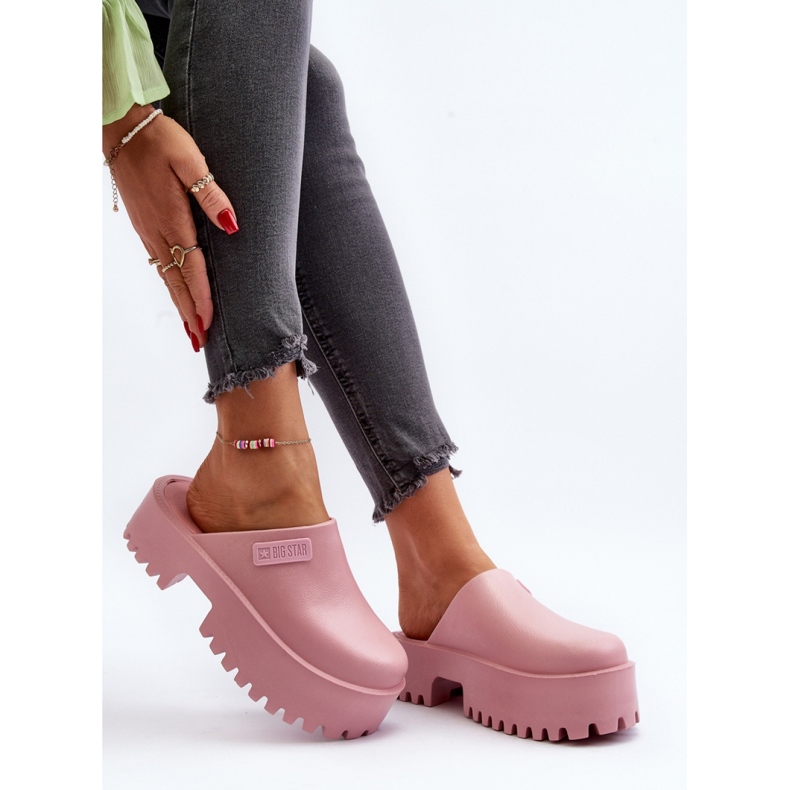 Step in style Sandale Tongs Modèle Big Star NN274020 Rose - Entrez dans le style 1