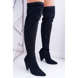 Step in style Bottes Modèle Lu Boo XW37356 Black Suede - Entrez dans le style le noir 1