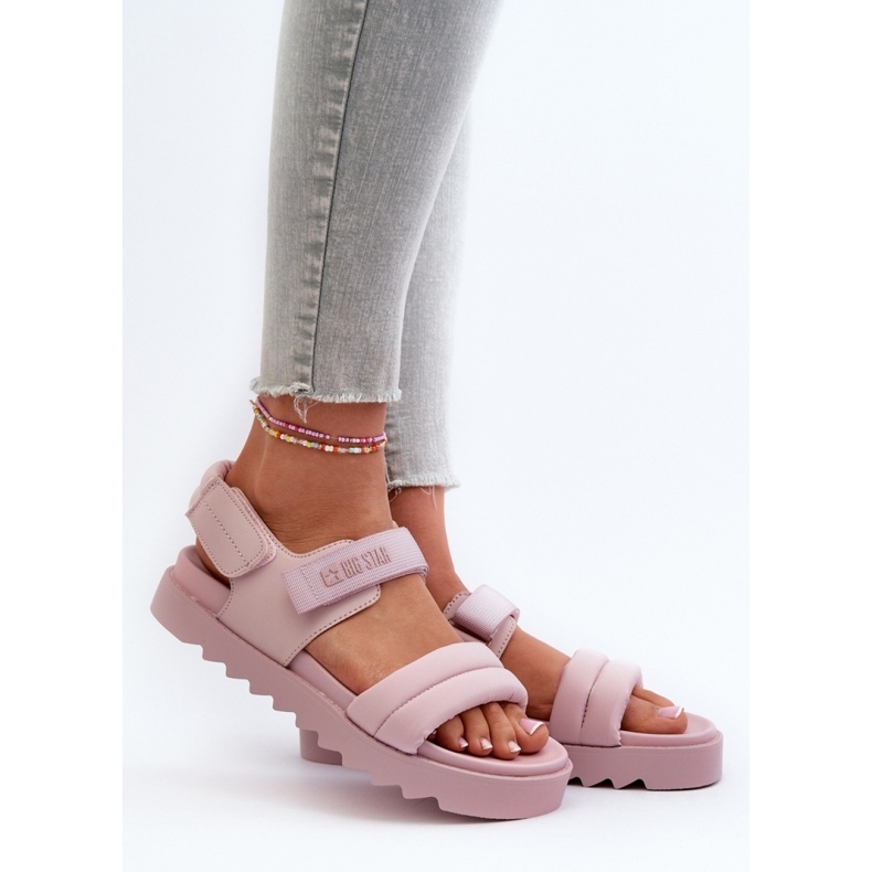 Step in style Sandales Modèle Big Star NN274753 Rose - Entrez avec style 1