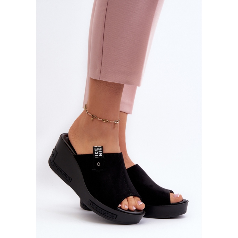 Step in style Sandale Tongs Modèle Vleni 58291 Noir - Entrez avec style le noir 1