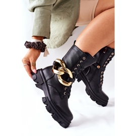 Step in style Bottes trappeur Jensen Modèle L13107-8 Blk Black - Entrez avec style le noir 2