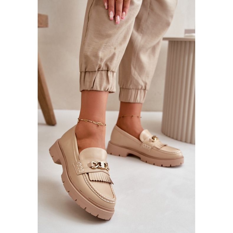 Step in style Mocassins Modèle Zanita GQ8-010 Beige - Entrez avec style 1 Step in style Mocassins Modèle Zanita GQ8-010 Beige - Entrez avec style 1