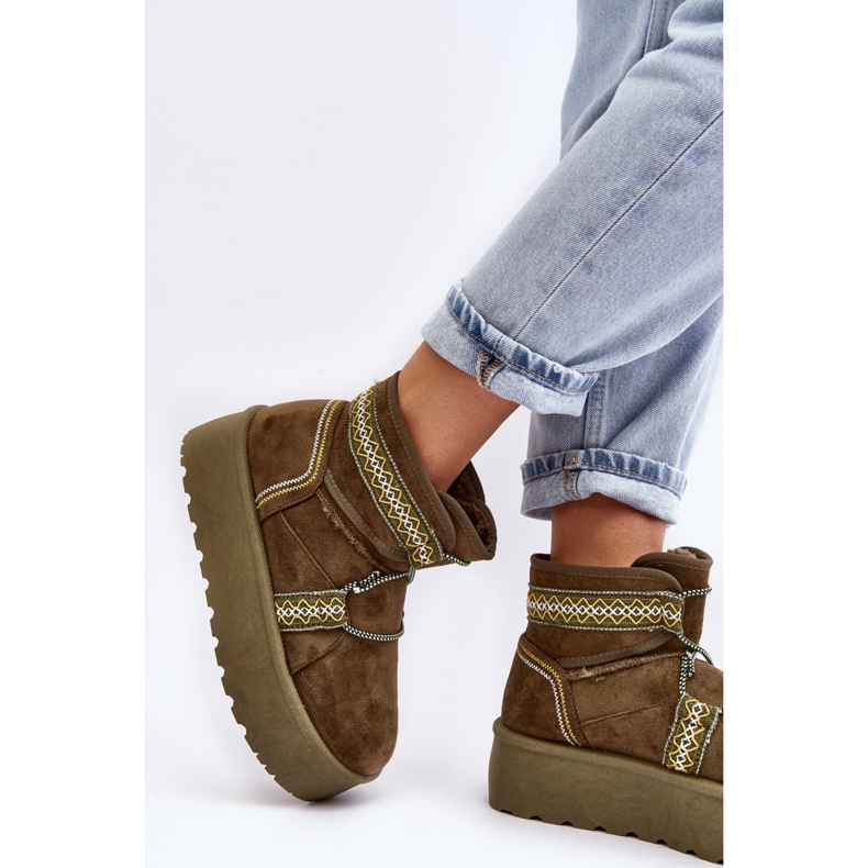 Step in style Bottes de neige Modèle Milson AA-21 Vert - Entrez avec style 2