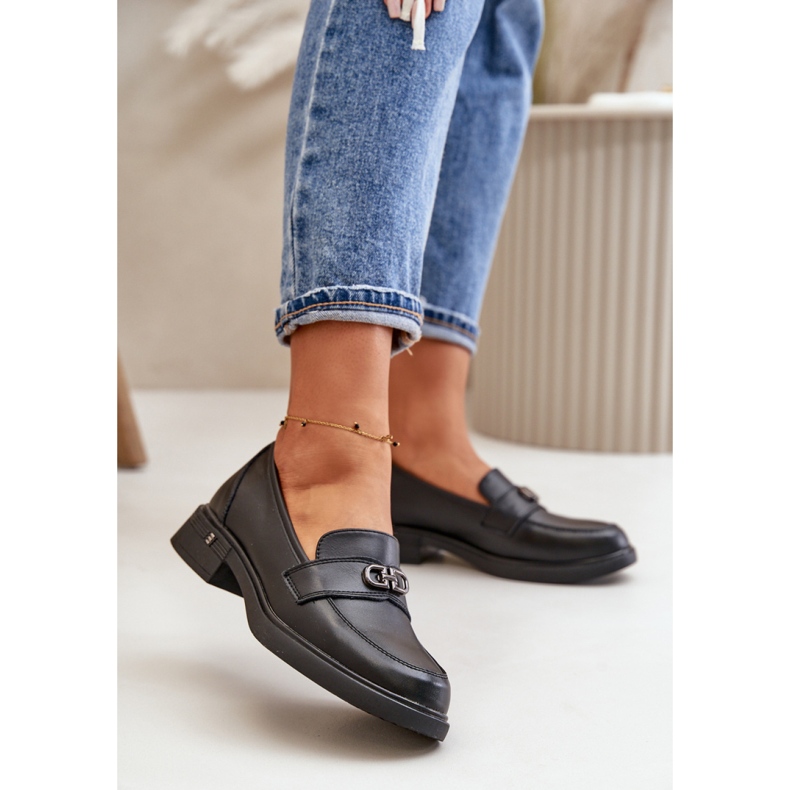 Step in style Mocassins Modèle Vinceza 58409 Cuir Noir - Entrez avec style le noir 1