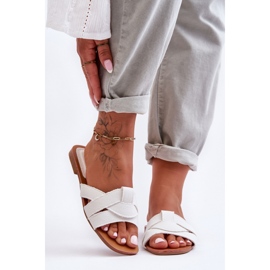 Step in style Sandale Tongs Modèle Aversa W-112 Blanc - Entrez avec style 1