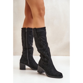Step in style Bottes Modèle Erisorae CHC321 Noir - Entrez avec style le noir 2