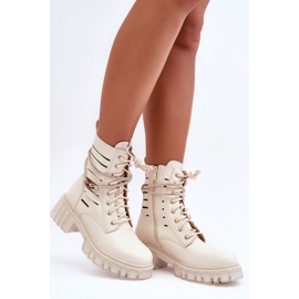 Step in style Bottes de travail Modèle Rocky D8109 Beige - Entrez avec style 2