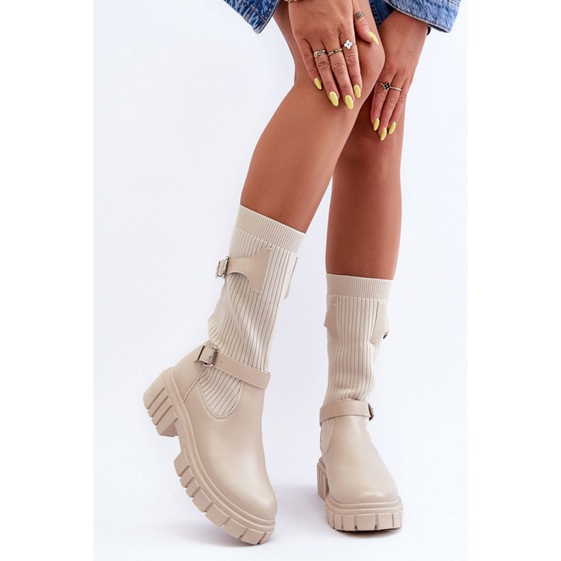 Step in style Bottes Modèle Abroze 55-80 Beige - Entrez avec style 1