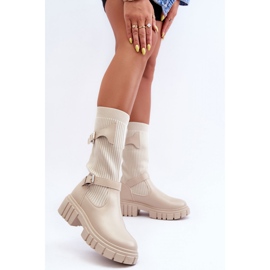 Step in style Bottes Modèle Abroze 55-80 Beige - Entrez avec style 3
