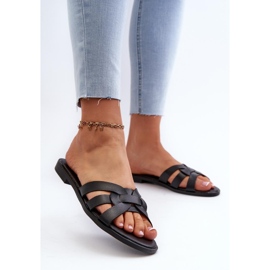 Step in style Sandale Tongs Modèle Rosalini 24SD97-7747 Noir - Entrez avec style le noir 2