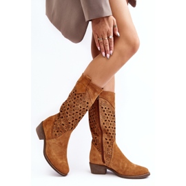 Step in style Bottes Modèle Ndulu 4043 Camel - Entrez avec style brun 3