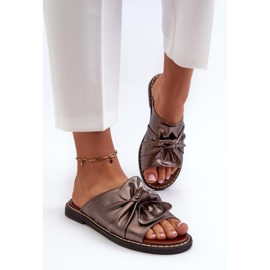 Step in style Sandale Tongs Modèle Nelvira RMR2266-8 Cuivre - Entrez avec style brun 2