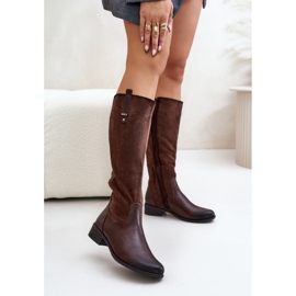Step in style Bottes Modèle Ivasira ASA198-22 Marron - Entrez avec style brun 1
