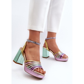 Step in style Sandales Modèle Da CR920 Multicolor Violet - Entrez avec style multicolore 2