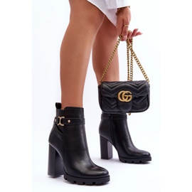 Step in style Bottes Modèle Liani F38 Cuir Noir - Entrez avec style le noir 1