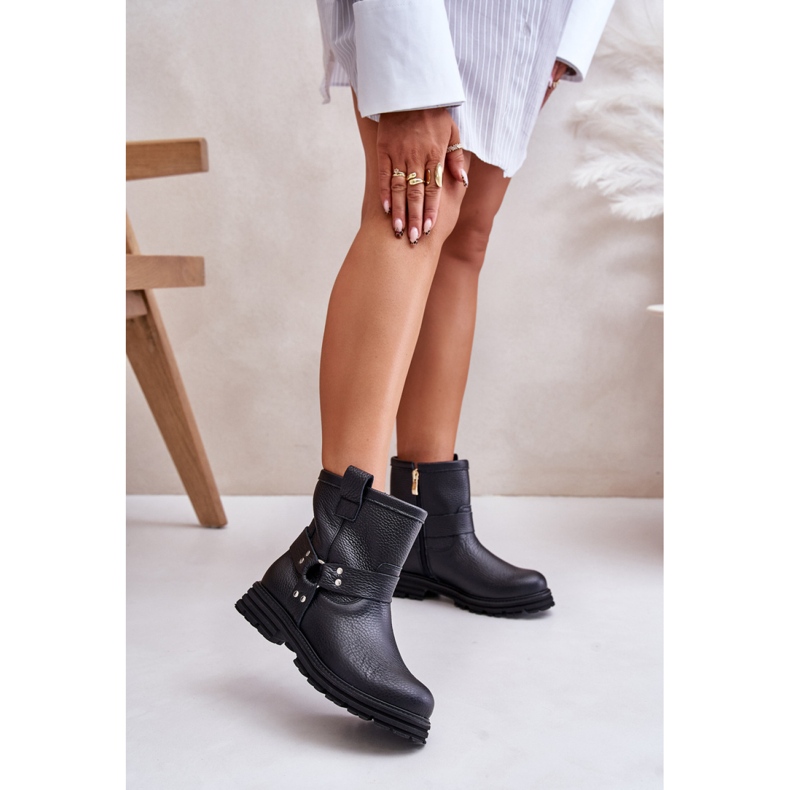 Step in style Bottes Modèle Lewski 3610 Cuir Noir - Entrez avec style 1