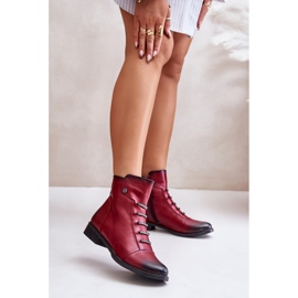 Step in style Bottes Modèle Labise ASA62-16 Bordo - Entrez avec style rouge 1