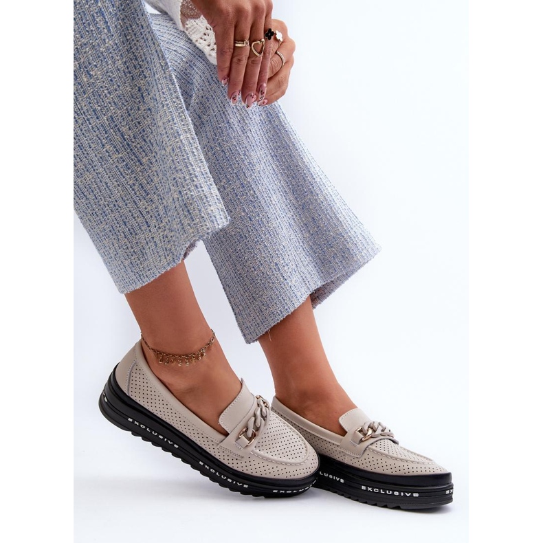 Step in style Mocassins Modèle S.Barski LR618 Beige - Entrez avec style 2