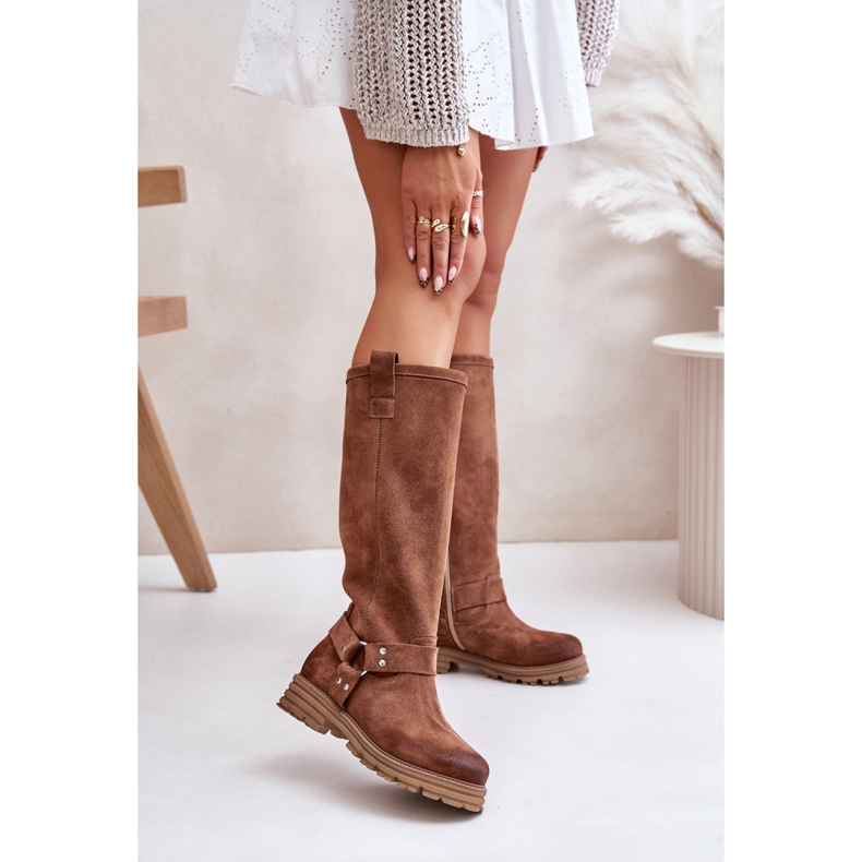 Step in style Bottes Modèle Lewski 3615 Marron Daim - Entrez avec style brun 1