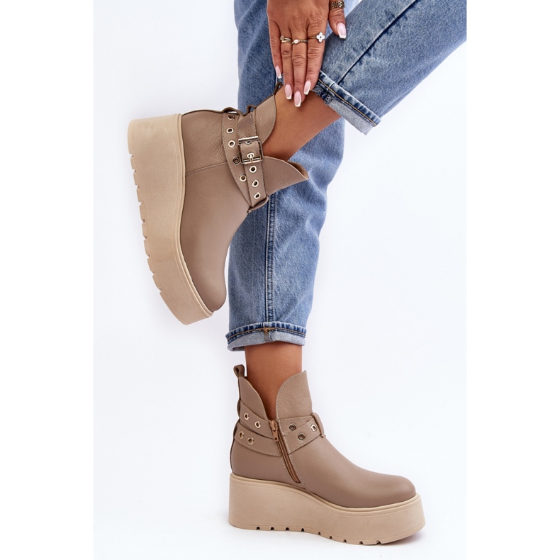 Step in style Bottes Modèle Zazoo 1752 Beige - Entrez avec style 1