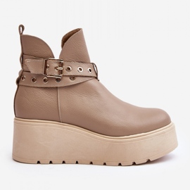 Step in style Bottes Modèle Zazoo 1752 Beige - Entrez avec style 3