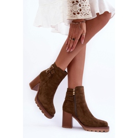 Step in style Bottes Modèle Makeline H8-526 Olive Suede - Entrez avec style vert 2