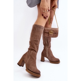 Step in style Bottes Modèle Lemar Ceraxa 70133 Marron Daim - Entrez avec style brun 1