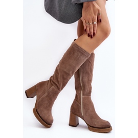 Step in style Bottes Modèle Lemar Ceraxa 70133 Marron Daim - Entrez avec style brun 2