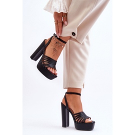 Step in style Sandales Modèle Maya B-307 Noir - Entrez avec style le noir 1