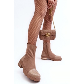 Step in style Bottes Modèle Shendete JJ46P Beige - Entrez avec style 1